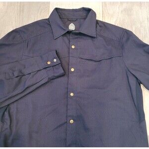 Club Ride Sawtooth Jersey Mens M Cycling Shirt Navy Blue Long Sleeve Full Snap